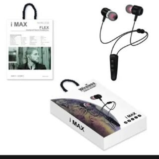 IMAX Wireless Stereo Magnetic Bluetooth Headset (Connect with All Bluetooth Devices).