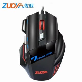 ZUOYA 5500 DPI Gaming Mouse 7 Button LED Optical Wired USB Mouse Mice Game Mouse Silent/sound Mause For PC Computer Pro Gamer